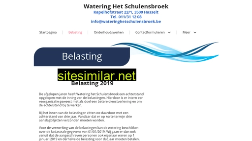 wateringhetschulensbroek.be alternative sites