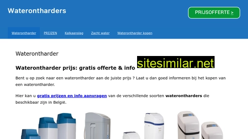 waterontharder-kostprijs.be alternative sites