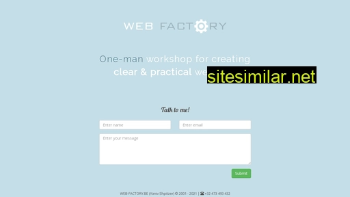 web-factory.be alternative sites