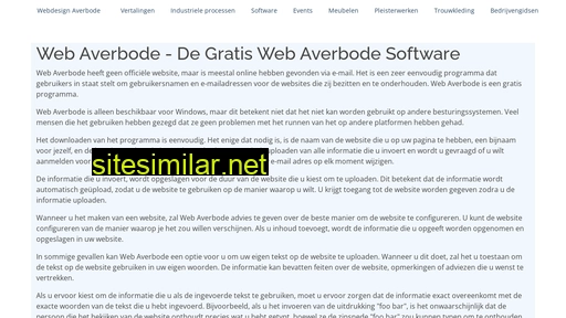 Webdesign-averbode similar sites