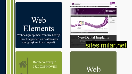 webelements.be alternative sites
