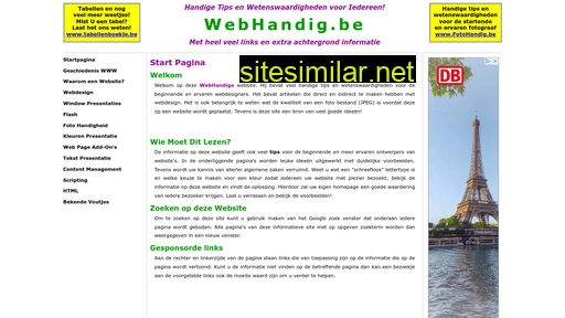 Webhandig similar sites
