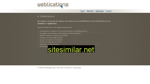 weblications.be alternative sites
