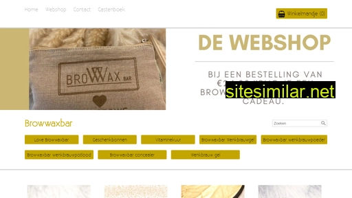 Webshopbrowwaxbar similar sites