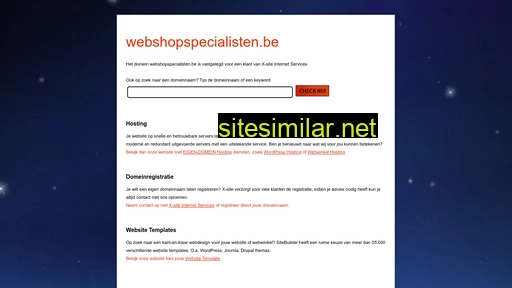 webshopspecialisten.be alternative sites