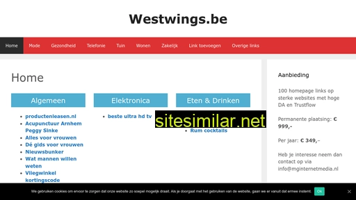 westwings.be alternative sites