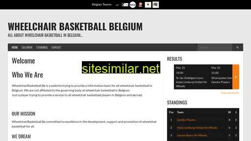 wheelchairbasketball.be alternative sites