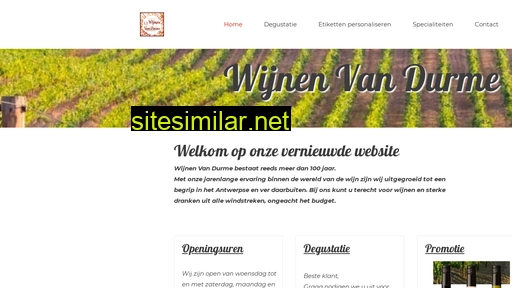 wijnenvandurme.be alternative sites