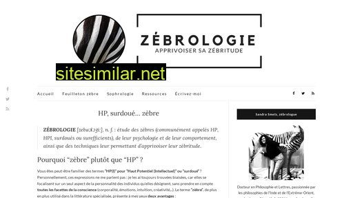 Zebrologie similar sites