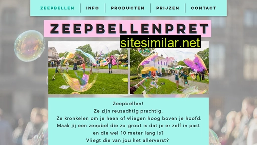 Zeepbellenpret similar sites