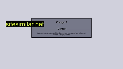 zongo.be alternative sites