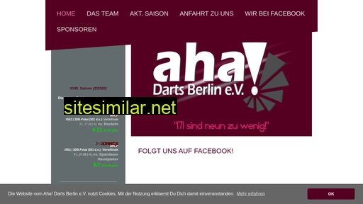 aha.darts.berlin alternative sites