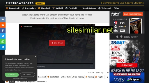 Firstrowsports similar sites