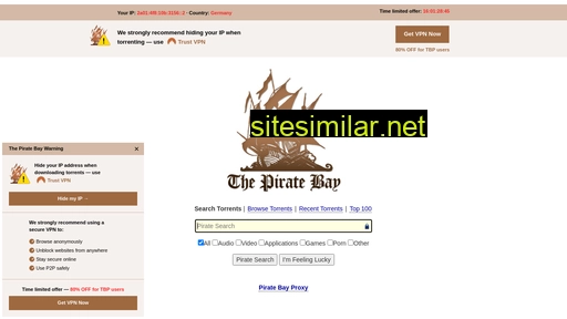 pirateproxy.best alternative sites