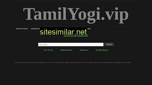 Tamilyogi similar sites