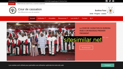 cour-cassation.gov.bf alternative sites