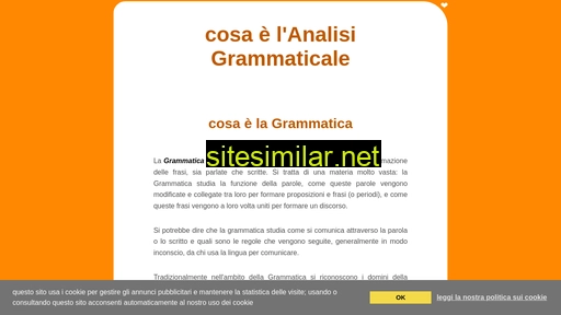 Analisi-grammaticale similar sites