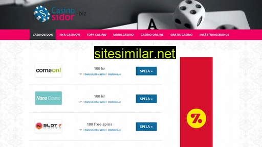 casinosidor.biz alternative sites