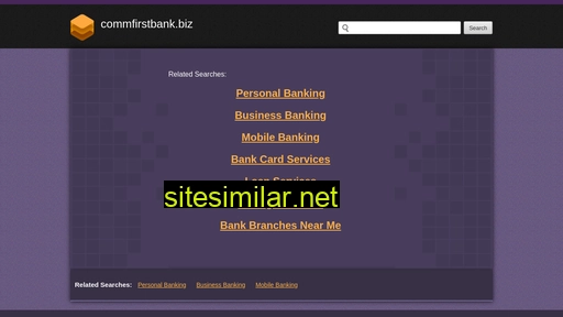 commfirstbank.biz alternative sites