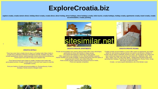 explorecroatia.biz alternative sites