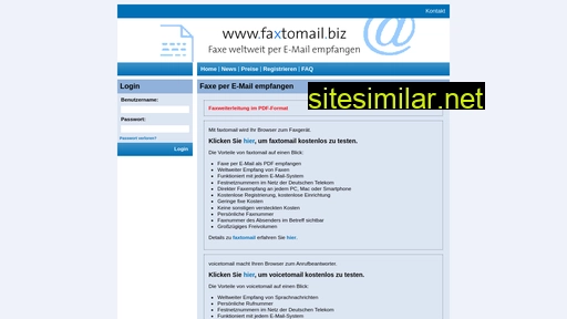 Faxtomail similar sites