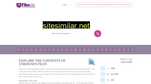 Files similar sites