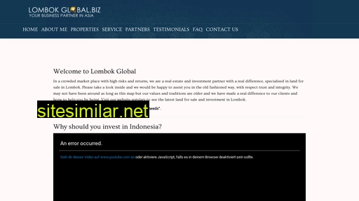 Lombokglobal similar sites