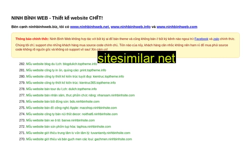 ninhbinhweb.biz alternative sites