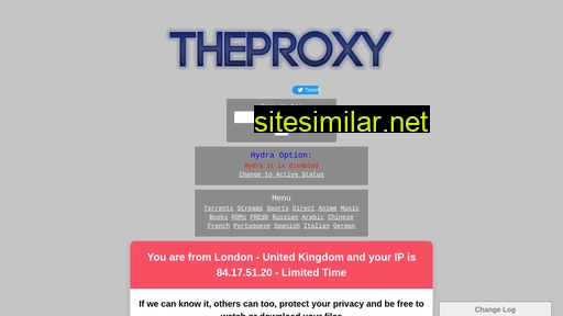 theproxy.biz alternative sites