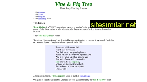 vineandfigtree.biz alternative sites