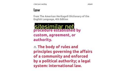 Law similar sites
