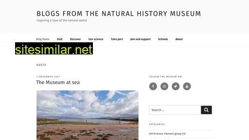 naturalhistorymuseum.blog alternative sites