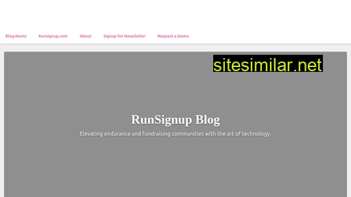 runsignup.blog alternative sites