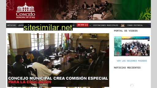 concejomunicipal.bo alternative sites