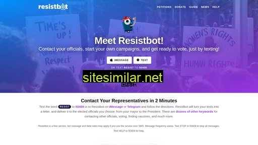 Resist similar sites