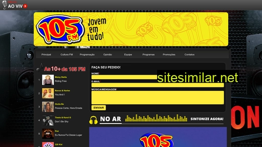 105fmfrutal.com.br alternative sites