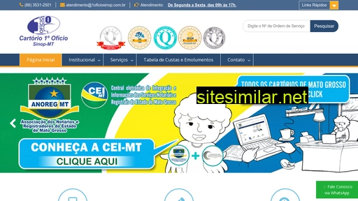 1oficiosinop.com.br alternative sites