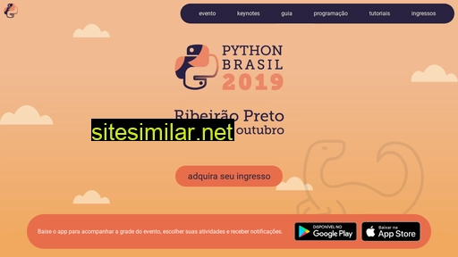 2019.pythonbrasil.org.br alternative sites