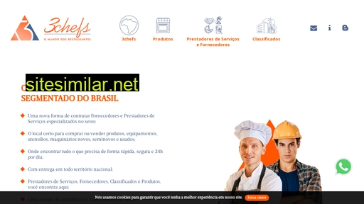 3chefs.com.br alternative sites