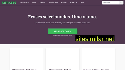 42frases.com.br alternative sites
