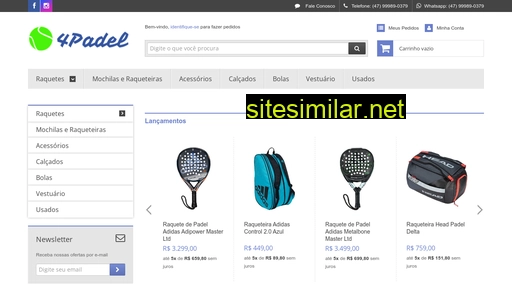 4padel.com.br alternative sites