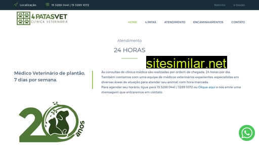 4patasvet.com.br alternative sites