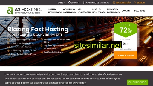 a2hosting.com.br alternative sites