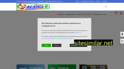 acaiaca.mg.gov.br alternative sites