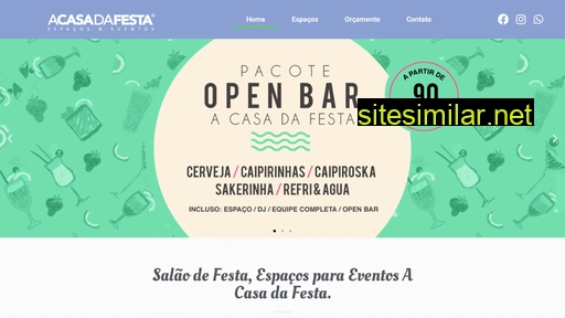 acasadafesta.com.br alternative sites
