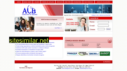acbseguros.com.br alternative sites