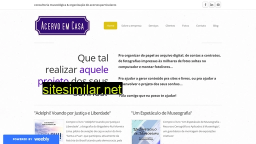 acervoemcasa.com.br alternative sites