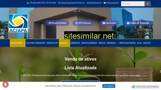 aciapaxinguara.com.br alternative sites