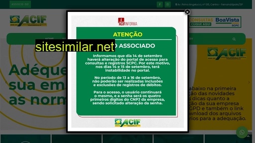acifnet.com.br alternative sites