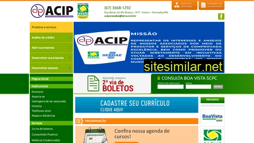 acipparanaibams.com.br alternative sites